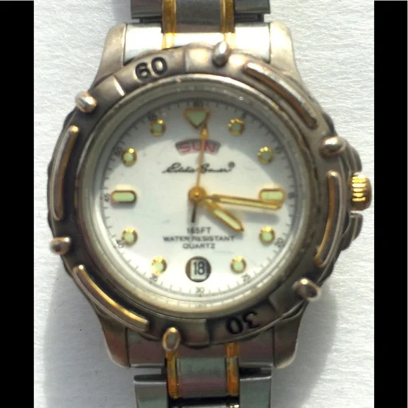 Eddie Bauer link gold & silver analog watch eddie bauer Link Gold And Silver Analog Watch | eBay main image 3